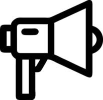 Alert System Loudhailer Symbol vector