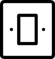 Classic Light Switch Icon Design vector