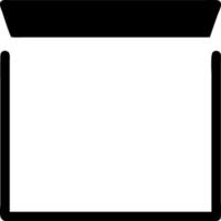 Empty Box Storage Icon vector