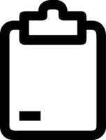 Clipboard with Paper Icon vector