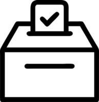 Voting Box Icon vector