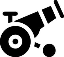 Simple Cannon Leg Icon Design vector