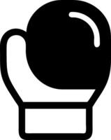 Simple Boxing Glove Icon Design vector