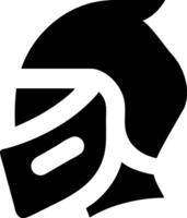 Medieval Knight Helmet Symbol Collection vector