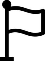 Minimalist Flag Design Icon vector