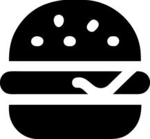 Delicious Burger Icon Design vector