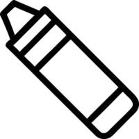 Classic Crayon Single Icon vector