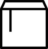 Simple Empty Box Icon Design vector