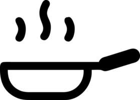 Basic Frying Pan Design Icon vector