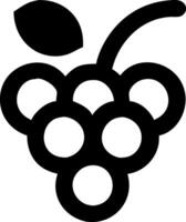 Bunch of Grapes Icon Design vector