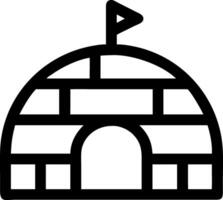 Iceberg Igloo Symbol vector