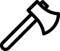 Woodcutting Axe Icon Design vector