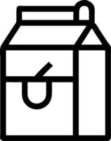 Eco-Friendly Juice Box Symbol vector