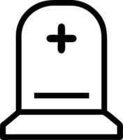 Haunted Gravestone Icon Design vector