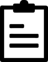 Clipboard with Document Icon vector