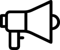 Voice Amplifier Loudhailer Icons vector