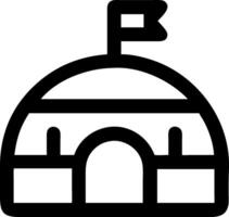 Arctic Igloo Icon Design vector