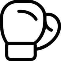 Athletic Boxing Glove Icon Design vector