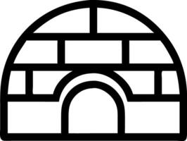 Frozen Igloo Icon Series vector
