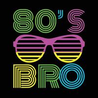 Retro 80s T-shirt Graphics with a Retro Vibe vector