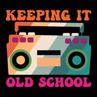 80s Inspired Vibe Design Sublimation for Throwback T-shirt Graphics vector