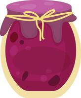 Fruit Jam Graphic Illustration Raspberry Jam vector