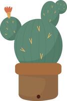 Small Cactus with Heart vector