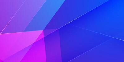 Abstract fractal 3D background with gradient purple and blue color design. Simple abstract realistic cross shadow with lights pattern. vector