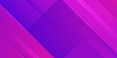 Abstract overlap 3D background with gradient purple and blue design. Simple trendy pattern background with lights. vector