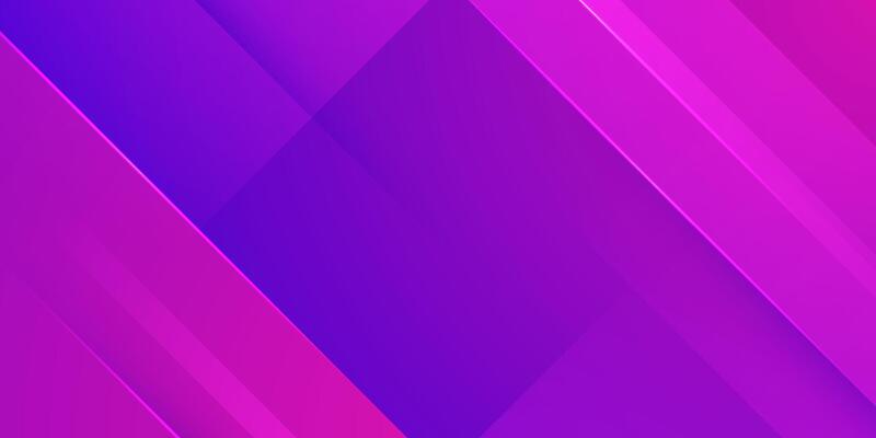 Abstract overlap 3D background with gradient purple and blue design. Simple trendy pattern background with lights.