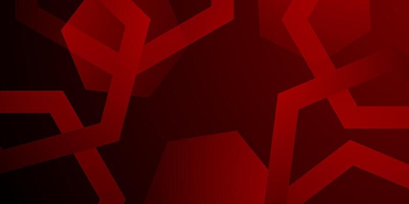 Abstract dark red 3D background with simple hexagonal shapes pattern. Trendy background concept.