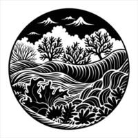 Scenery And Weather vector