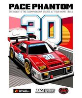 Pace Phantom Racing Team Design vector