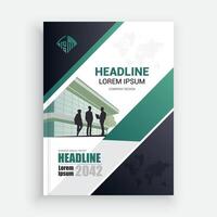 115. Professional Annual Report Layout Template for Success vector