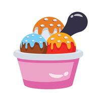 Check out ice cream icon designed in 3d style vector