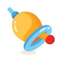 Here is a 3d style icon of christmas handbell vector