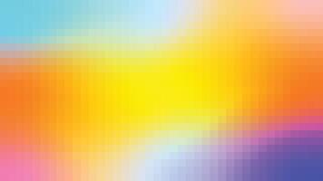 Vibrant pixelated gradient background with a smooth blend of warm and cool tones. Perfect for digital design, wallpapers, and creative projects in high resolution. vector