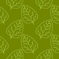 leaf pattern Seamless Elegant abstract background vector