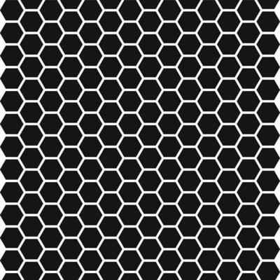 Honeycomb Geometric Pattern Silhouette, Seamless Beecomb Pattern, Geometric Hexagon Pattern Vectors Illustration