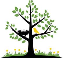 Bird's Nest in a Tree, Tree Vectors
