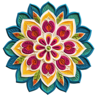 A colorful and vibrant pattern on transparent background png