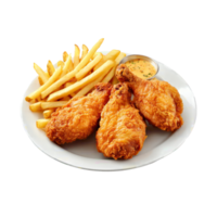 Classic Fried Chicken and Fries Meal png