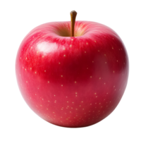 Vibrant Red Apple with a Smooth and Glossy Surface png
