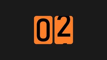 an illustration of counting to the number 10. suitable for openings or competitions video