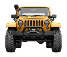 Off Road Vehicle Front View Isolated on Transparent Background png