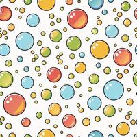 Colorful bubbles pattern background. vector
