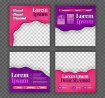 Creative Social Media Template with Editable Text and Clean Design for Online Marketing and Branding Campaigns vector