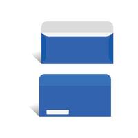 Envelope die line template, With 3D Box, Size 9.5 x 4.125 in, filer vector