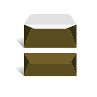 Envelope Die line template design, With 3D Box, Size 8.875 x 8.875, File vector