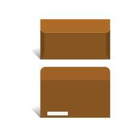 Envelope Die line template, With 3D Box, Size 9.5 x 6.5 in, File vector